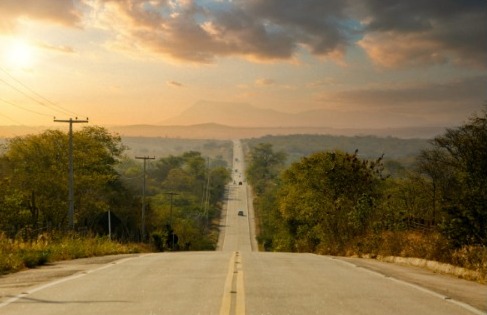 Vistas naturales transitando destinos turísticos para diciembre